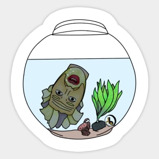 Fish bowl Lloyd Sticker